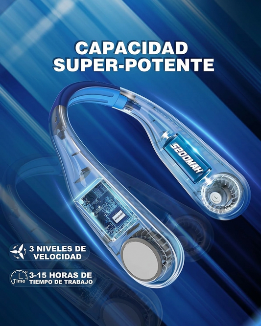 Ventilador de cuello portátil